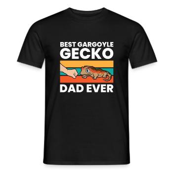Bester Gargoyle Gecko Dad aller Zeiten - Männer T-Shirt - Schwarz - Vorne - AI Model Male 178 light (178cm)
