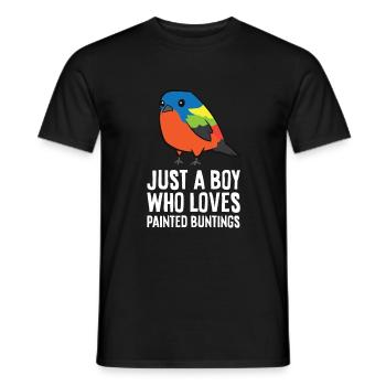 Nur ein Junge, der gemalte Sprossen liebt - Männer T-Shirt - Schwarz - Vorne - AI Model Male 178 light (178cm)