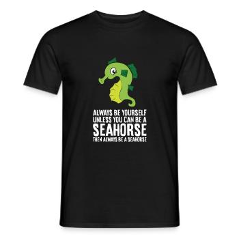 Sei immer du selbst, außer du kannst ein - Männer T-Shirt - Schwarz - Vorne - AI Model Male 178 light (178cm)