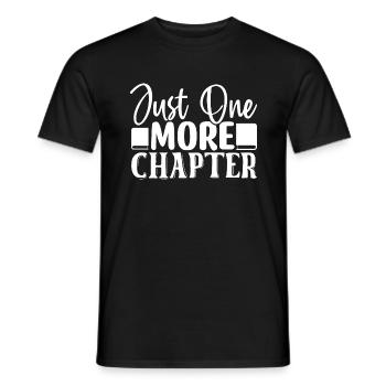 Just one more Chapter - Men's T-Shirt - black - Front - AI Model Male 178 light (178cm)