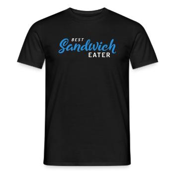 Meilleur Sandwich Couple 1 - T-shirt homme - noir - Devant - AI Model Male 178 light (178cm)