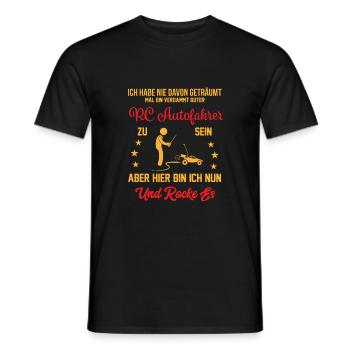 RC Car Ferngesteuerte Modellbau Autos - Männer T-Shirt - Schwarz - Vorne - AI Model Male 178 light (178cm)