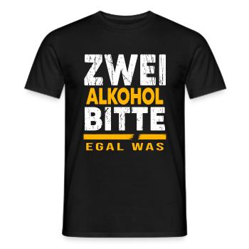 Bier Biergarten Trinkspruch Bierbauch - Männer T-Shirt - Schwarz - Vorne - AI Model Male 178 light (178cm)