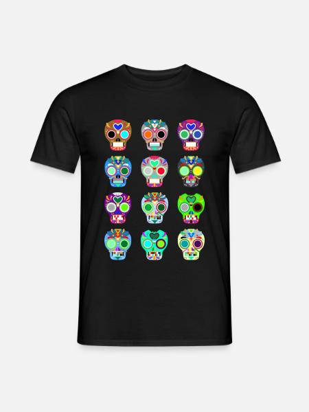 Skull skull - Men's T-Shirt - black
