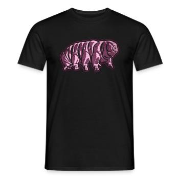 Tardigrade - Men's T-Shirt - black - Front - AI Model Male 178 light (178cm)