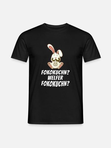 Fokokuchen - Schokokuchen,Hase,Lustig,Geschenk - Männer T-Shirt - Schwarz