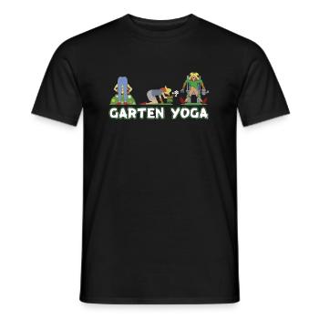 Garden, gardening, gardener - Men's T-Shirt - black - Front - AI Model Male 178 light (178cm)