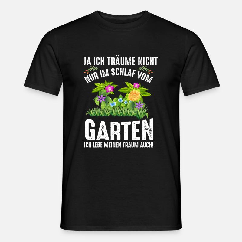 Garten - Männer T-Shirt - Schwarz