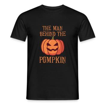Citrouille d'halloween - T-shirt homme - noir - Devant - AI Model Male 178 light (178cm)