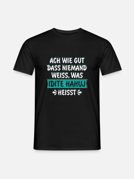 Russisch lustige Sprüche für nahui Russen Russland - Männer T-Shirt - Schwarz