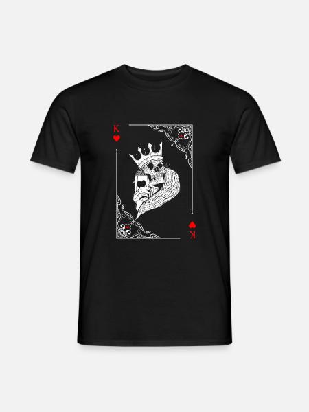 Cartes cartes Cartes Cartes Jeux de cœur - T-shirt homme - noir