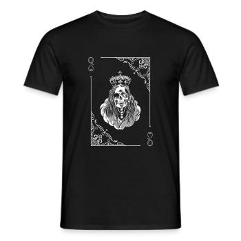 Cartes cartes De Croix Dame Jeu de cartes - T-shirt homme - noir - Devant - AI Model Male 178 light (178cm)