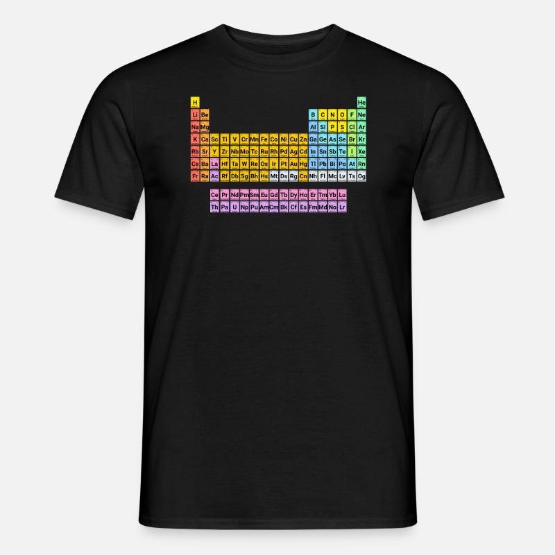 Periodensystem - Mænd T-shirt - sort