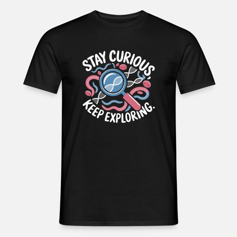 Curiosity Siegel's Inviting Science - Men's T-Shirt - black