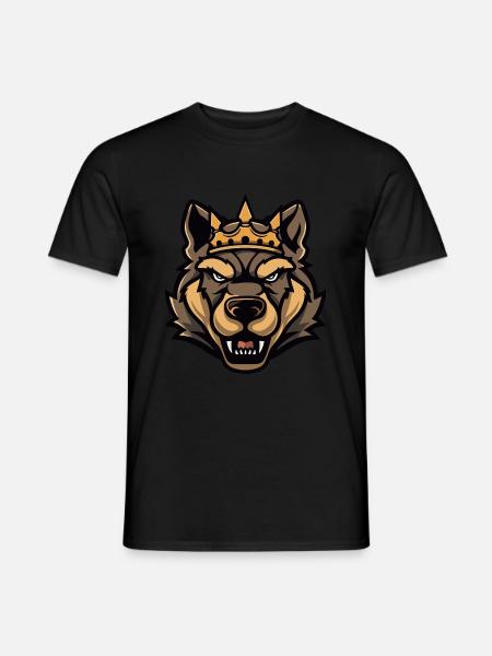 Kangal Hund Krone - Männer T-Shirt - Schwarz