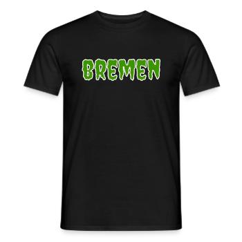 Horror Bremen - Männer T-Shirt - Schwarz - Vorne - AI Model Male 178 light (178cm)
