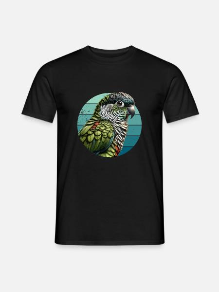 Grünwangen-Conure-Kunst Niedliche Conure - Männer T-Shirt - Schwarz