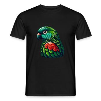 Green Cheeked Conure Cute Conure Parrot - Men's T-Shirt - black - Front - AI Model Male 178 light (178cm)