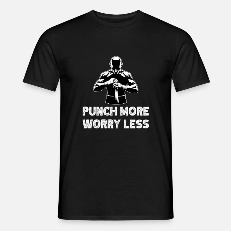 Boxe Boxer Boxe Citation - T-shirt homme - noir