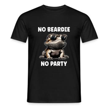 Lustiges Bartagamen-Zitat - Männer T-Shirt - Schwarz - Vorne - AI Model Male 178 light (178cm)