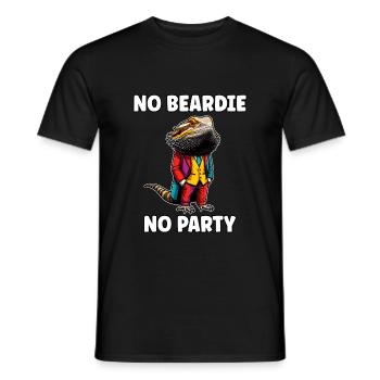 Lustiges Bartagamen-Zitat - Männer T-Shirt - Schwarz - Vorne - AI Model Male 178 light (178cm)