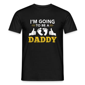 I'm Going To Be A Daddy - Future Dad Dad - Men's T-Shirt - black - Front - AI Model Male 178 light (178cm)