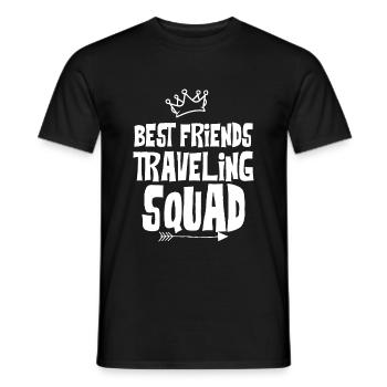 Wochenende mit Freunden in Gruppe Party Trinken - Männer T-Shirt - Schwarz - Vorne - AI Model Male 178 light (178cm)