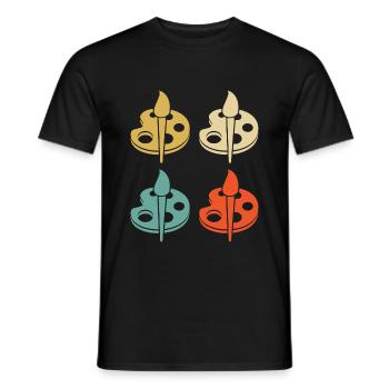 Maler und Lackierer, der Beste und Nervigste Beruf - Männer T-Shirt - Schwarz - Vorne - AI Model Male 178 light (178cm)