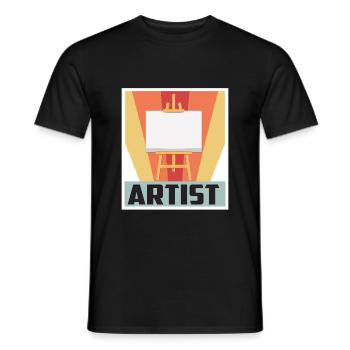 Maler und Lackierer, der Beste und Nervigste Beruf - Männer T-Shirt - Schwarz - Vorne - AI Model Male 178 light (178cm)