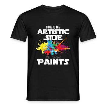 Maler und Lackierer, der Beste und Nervigste Beruf - Männer T-Shirt - Schwarz - Vorne - AI Model Male 178 light (178cm)