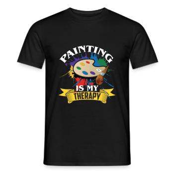 Maler und Lackierer, der Beste und Nervigste Beruf - Männer T-Shirt - Schwarz - Vorne - AI Model Male 178 light (178cm)