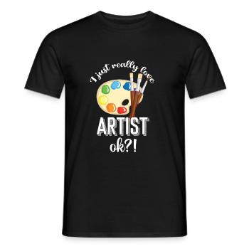 Maler und Lackierer, der Beste und Nervigste Beruf - Männer T-Shirt - Schwarz - Vorne - AI Model Male 178 light (178cm)