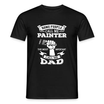 Maler und Lackierer, der Beste und Nervigste Beruf - Männer T-Shirt - Schwarz - Vorne - AI Model Male 178 light (178cm)