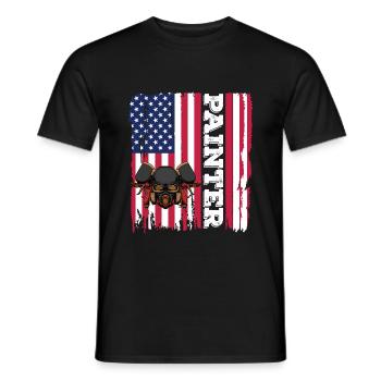 Maler und Lackierer, der Beste und Nervigste Beruf - Männer T-Shirt - Schwarz - Vorne - AI Model Male 178 light (178cm)