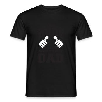 Cadeau de fête des pères pour papa pour la fête des hommes - T-shirt homme - noir - Devant - AI Model Male 178 light (178cm)