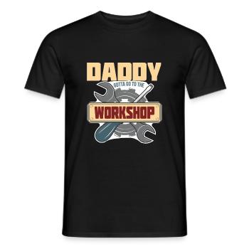Cadeau de fête des pères pour papa pour la fête des hommes - T-shirt homme - noir - Devant - AI Model Male 178 light (178cm)