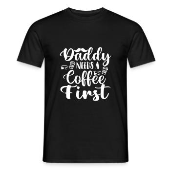 Father's Day gift for dad for Men's Day - Men's T-Shirt - black - Front - AI Model Male 178 light (178cm)