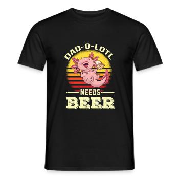 Cadeau de fête des pères pour papa pour la fête des hommes - T-shirt homme - noir - Devant - AI Model Male 178 light (178cm)
