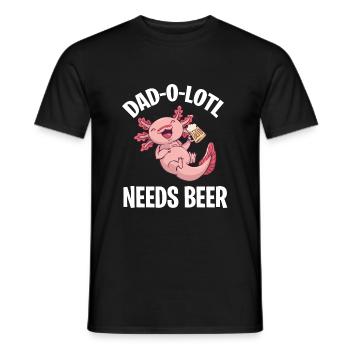 Cadeau de fête des pères pour papa pour la fête des hommes - T-shirt homme - noir - Devant - AI Model Male 178 light (178cm)