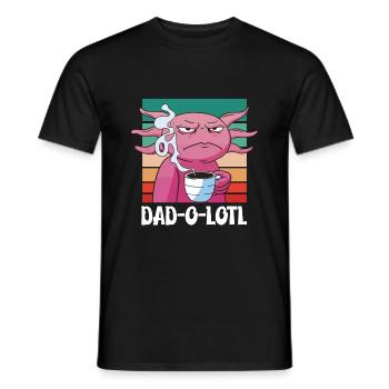 Cadeau de fête des pères pour papa pour la fête des hommes - T-shirt homme - noir - Devant - AI Model Male 178 light (178cm)