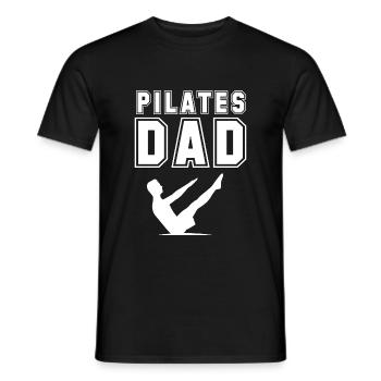 Meditation, Zen Yoga and Pilates - Men's T-Shirt - black - Front - AI Model Male 178 light (178cm)