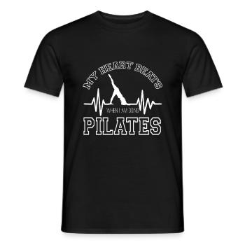 Meditation, Zen Yoga and Pilates - Men's T-Shirt - black - Front - AI Model Male 178 light (178cm)