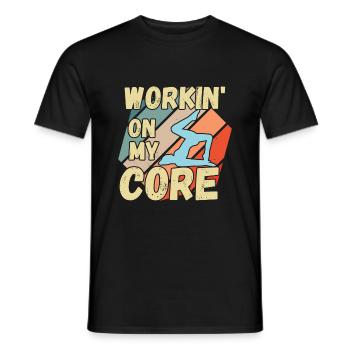 Meditation, Zen Yoga and Pilates - Men's T-Shirt - black - Front - AI Model Male 178 light (178cm)