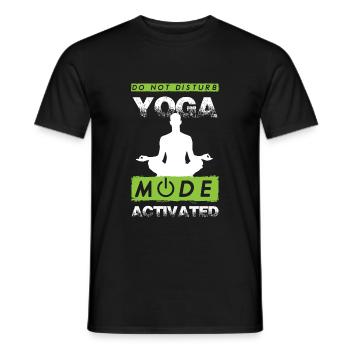 Meditation, Zen Yoga und Pilates - Männer T-Shirt - Schwarz - Vorne - AI Model Male 178 light (178cm)