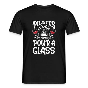 Meditation, Zen Yoga und Pilates - Männer T-Shirt - Schwarz - Vorne - AI Model Male 178 light (178cm)
