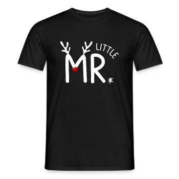 Rentier Familie Familienoutfit Weihnachten - Männer T-Shirt - Schwarz - Vorne - AI Model Male 178 light (178cm)