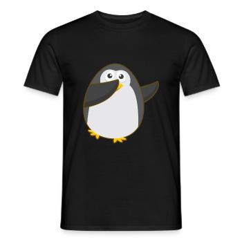 PENGUIN DAB - T-shirt homme - noir - Devant - AI Model Male 178 light (178cm)