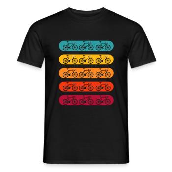 BIKE - T-shirt homme - noir - Devant - AI Model Male 178 light (178cm)