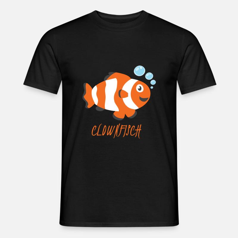 clownfisch - Männer T-Shirt - Schwarz