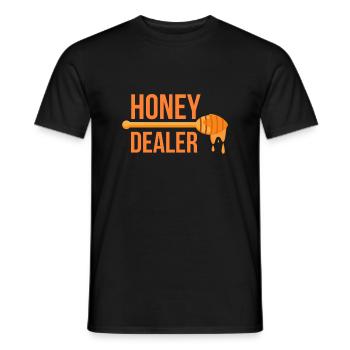 Honey Dealer - Men's T-Shirt - black - Front - AI Model Male 178 light (178cm)